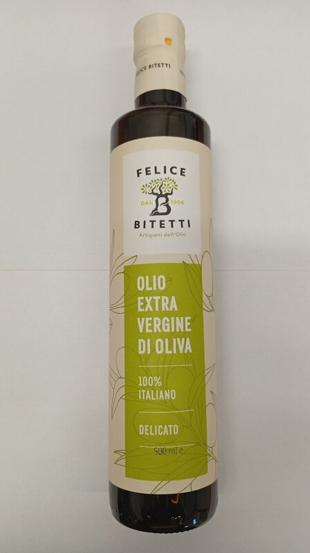 Extra panenský olivový olej DELICATO 0,5 litru