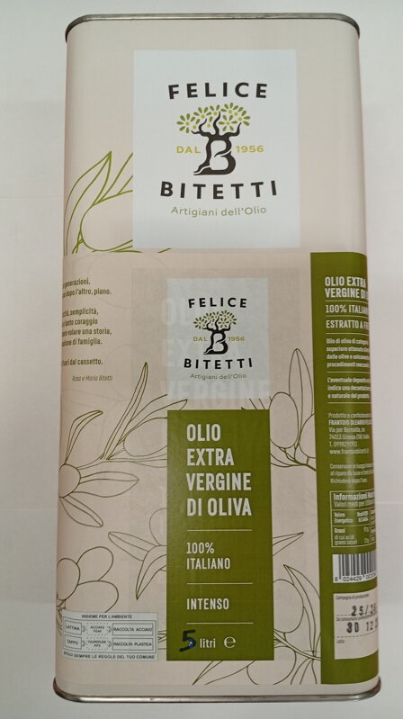 Extra panenský olivový olej INTENSO 5 litrů